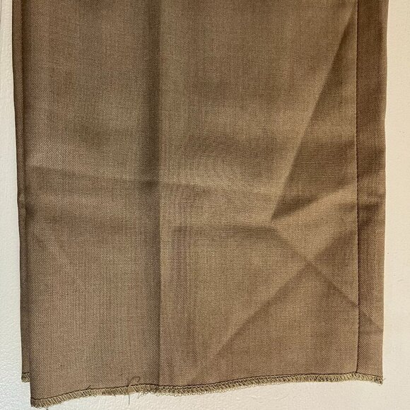 PALENZO Men's Beige Flat Front Dress Pants - Size 48W x unhemmed - NWT - Picture 5 of 6